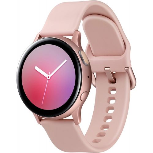  Amazon Renewed Samsung Galaxy Watch Active2 - IP68 Water Resistant, Aluminum Bezel, GPS, Heart Rate, Fitness Bluetooth Smartwatch - International Version (R830-40mm, Pink Gold) (Renewed)