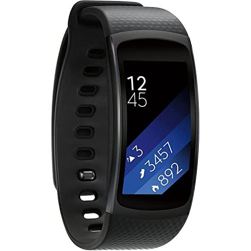  Amazon Renewed Samsung Gear Fit2 Pro Smart Watch for Women & Men with GPS Connectivity and Fitness Tracker, Large-Black (Renewed)