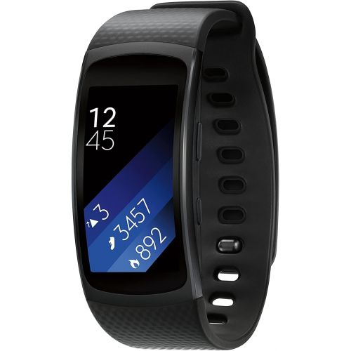  Amazon Renewed Samsung Gear Fit2 Pro Smart Watch for Women & Men with GPS Connectivity and Fitness Tracker, Large-Black (Renewed)