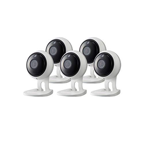  Amazon Renewed Samsung Wisenet SNH-V6431BN SmartCam 1080p Full HD Wi-Fi Indoor IP Camera Five Pack (Renewed)