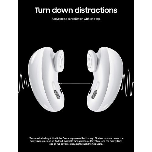  Amazon Renewed Samsung Galaxy Buds Live True Wireless Earbud Headphones - Mystic White (Renewed)