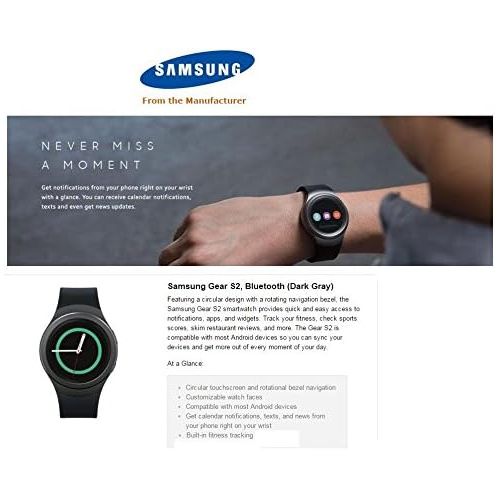 Amazon Renewed Samsung Gear S2 Wi-Fi Smartwatch - Dark Gray (Renewed)