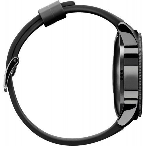  Amazon Renewed Samsung SM-R815UZKAXAR Galaxy Smartwatch 42mm 4G Stainless Steel (Midnight Black) - (Renewed)