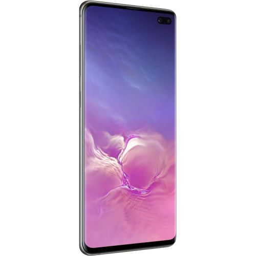  Amazon Renewed Samsung Galaxy S10+, 128GB, Ceramic Black - Unlocked (Renewed Premium)