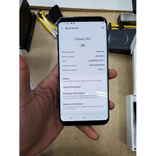  Amazon Renewed Samsung Galaxy S8 64GB Phone- 5.8 display, Verizon Unlocked - Midnight Black (Renewed)