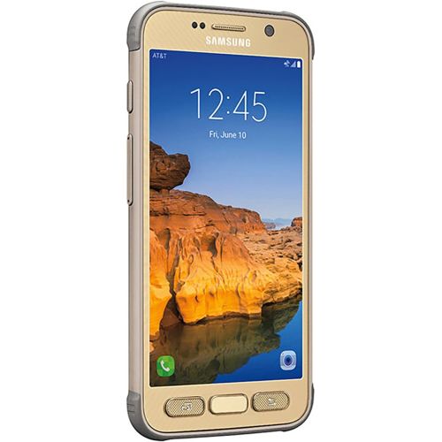  Amazon Renewed Samsung Galaxy S7 ACTIVE G891A 32GB Unlocked GSM Shatter-Resistant, Extremely Durable Smartphone w/ 12MP Camera - Sandy Gold (Renewed)