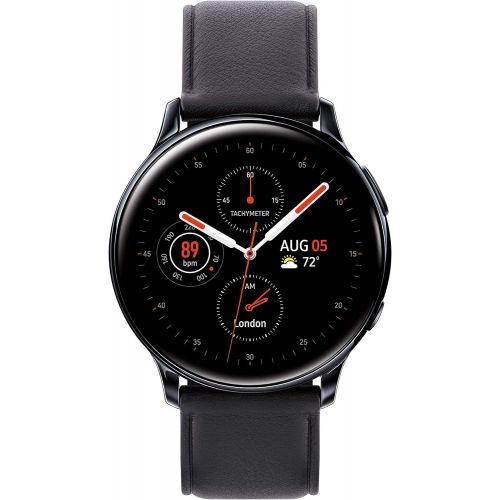  Amazon Renewed Samsung Galaxy Watch Active 2 Stainless Steel, 40mm (Renewed) (Black Stainless Steel)