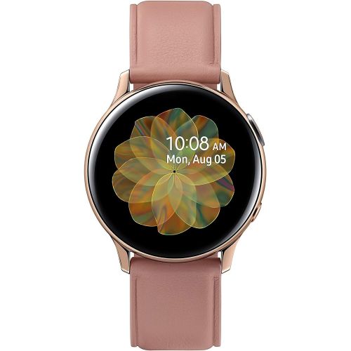  Amazon Renewed Samsung Galaxy Watch Active2 Stainless Steel LTE GSM Unlocked SM-R835U (ATT, Verizon, Tmobile, Sprint) - US Warranty (Renewed) (Gold Stainless Steel, 40mm/Stainless Steel)