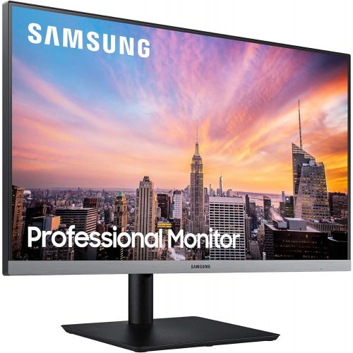  Amazon Renewed Samsung SR650 Series 27 inch IPS 1080p 75Hz Computer Monitor for Business with VGA, HDMI, DisplayPort, and USB Hub, 3-Year Warranty (S27R650FDN) (Renewed)