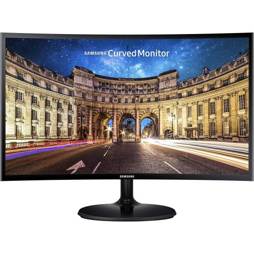  Amazon Renewed Samsung LC24F392FHNXZA 24-inch Curved LED Gaming Monitor (Super Slim Design), 60Hz Refresh Rate w/AMD FreeSync Game Mode (Renewed)