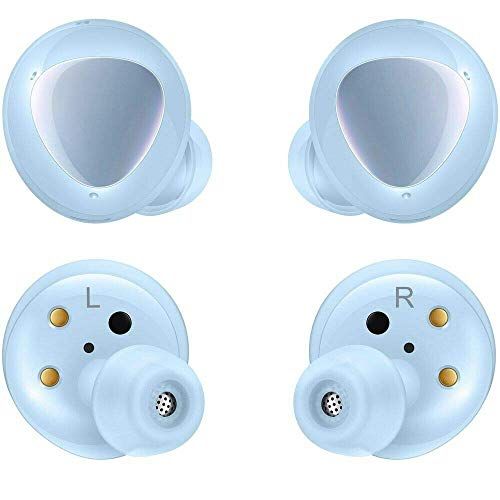  Amazon Renewed Samsung Galaxy Buds+ Plus, True Wireless Earbuds w/Improved Battery and Call Quality (Wireless Charging Case Included), (Cloud Blue) (Renewed)