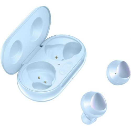  Amazon Renewed Samsung Galaxy Buds+ Plus, True Wireless Earbuds w/Improved Battery and Call Quality (Wireless Charging Case Included), (Cloud Blue) (Renewed)