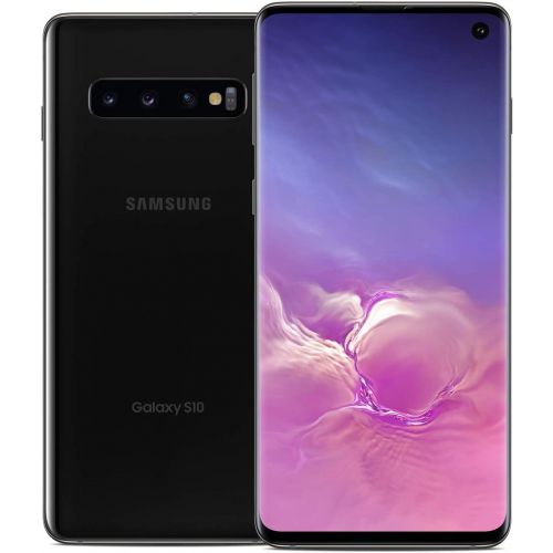  Amazon Renewed Samsung Galaxy S10, 128GB, Prism Black - GSM Carriers (Renewed)