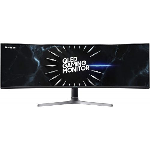  Amazon Renewed (Refurbished) Samsung Double QHD CRG9 Series 49-Inch Curved Gaming Monitor (LC49RG90SSNXZA), Black