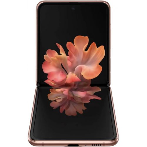  Amazon Renewed Samsung Galaxy Z Flip 5G Android Cell Phone US Version Smartphone 256GB Storage Folding Glass Technology Long-Lasting Mobile Battery Mystic Bronze, T-Mobile Locked - (Renewed)