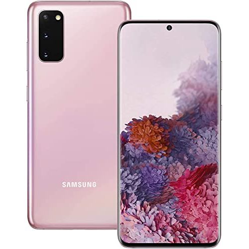  Amazon Renewed Samsung Galaxy S20 5G, 128GB, Cloud Pink - GSM Carriers (Renewed)