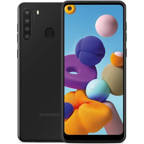  Amazon Renewed Samsung Galaxy A21 32GB 6.5 inches Quad Camera A215 Unlocked Black Single SIM (Renewed)