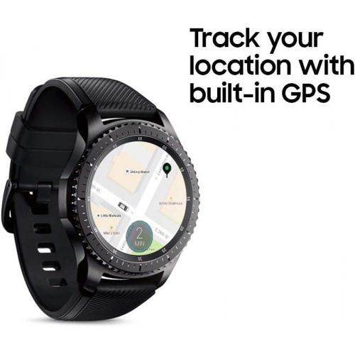  Amazon Renewed SAMSUNG GEAR S3 FRONTIER Smartwatch 46MM (Bluetooth Only) - Dark Grey (Renewed)