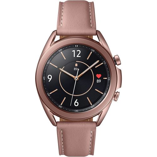  Amazon Renewed Samsung Galaxy Watch3 Watch 3 (GPS, Bluetooth, LTE) Smart Watch with Advanced Health Monitoring, Fitness Tracking, and Long Lasting Battery (Bronze, 41MM) (Renewed)