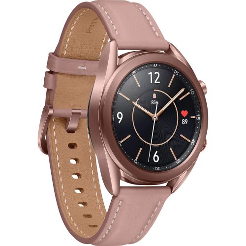  Amazon Renewed Samsung Galaxy Watch3 Watch 3 (GPS, Bluetooth, LTE) Smart Watch with Advanced Health Monitoring, Fitness Tracking, and Long Lasting Battery (Bronze, 41MM) (Renewed)