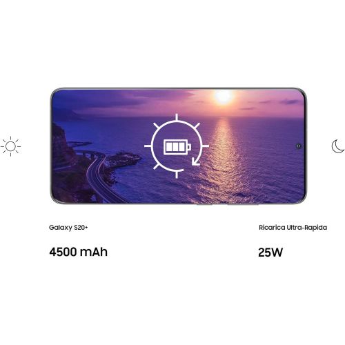  Amazon Renewed Samsung Galaxy S20+ Plus 5G Factory Unlocked SM-G986U1 Aura Blue 12GB Ram 128GB Storage (ATT, Verizon, Sprint and Tmobile) - US Warranty (Renewed)