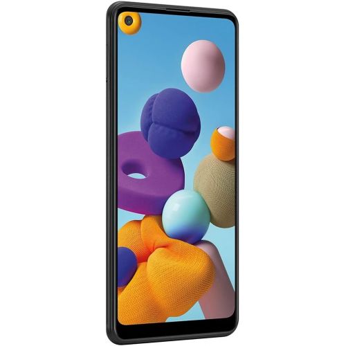  Amazon Renewed Samsung Electronics Galaxy A21 Factory Unlocked Android Cell Phone, US Version Smartphone, 32GB Storage, Long-Lasting Battery, 6.5” Infinity Display, Quad Camera, Black (Renewed)
