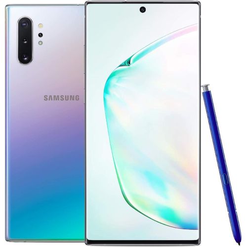  Amazon Renewed Samsung Galaxy Note 10+, 256GB, Aura Glow - For GSM (Renewed)