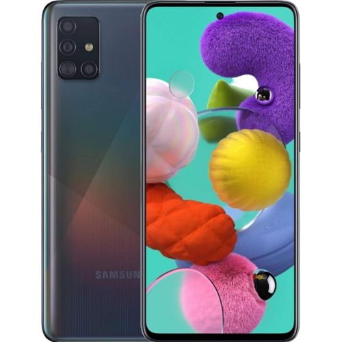  Amazon Renewed Samsung Galaxy A51 5G A516U 128GB Single SIM GSM Unlocked Android Smartphone Black (Renewed)