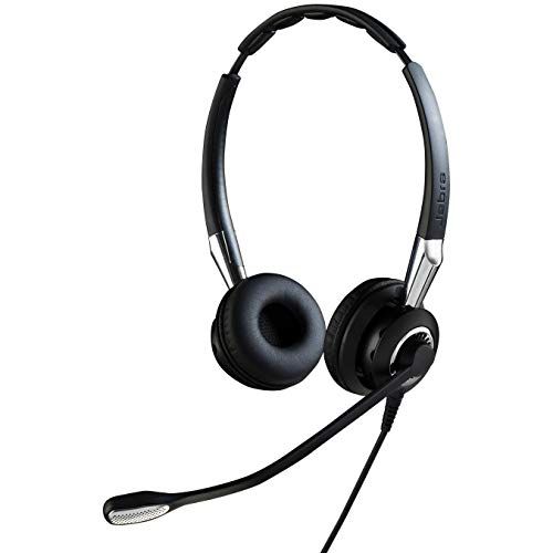  Amazon Renewed Jabra 2400 II QD Duo UNC Wired Headset - Black (Renewed)