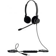 Amazon Renewed Jabra 2399-829-119 Biz 2300 USB Uc Duo, Wired Headset, On-Ear, Black (Renewed)