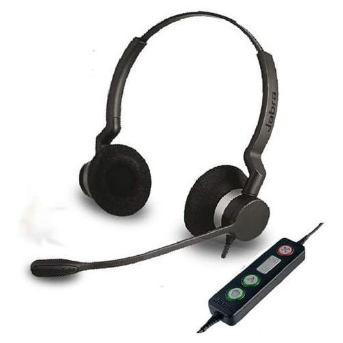  Amazon Renewed Jabra 2399-829-119 Biz 2300 USB Uc Duo, Wired Headset, On-Ear, Black (Renewed)