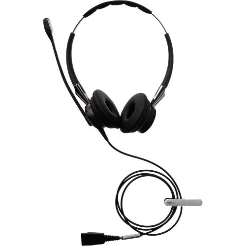  Amazon Renewed Jabra 2400 II QD Duo NC Wideband Wired Headset - Black (Renewed)