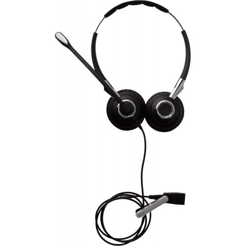  Amazon Renewed Jabra 2400 II QD Duo NC Wideband Wired Headset - Black (Renewed)