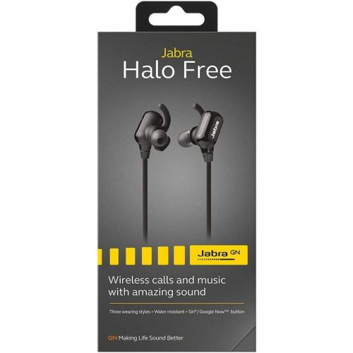  Amazon Renewed Jabra Halo Free Wireless Bluetooth Stereo Earbuds (Retail Packaging) (Renewed)