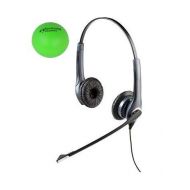 Amazon Renewed Jabra GN2000 Dual Speaker Quick Disconnect Wired Headset Bundle with Renewed Headsets Stress Ball (Renewed) NOT A USB Headset