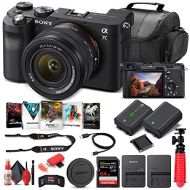 Amazon Renewed Sony Alpha a7C Mirrorless Digital Camera with 28-60mm Lens (Black) (ILCE7CL/B) + 64GB Memory Card + NP-FZ-100 Battery + Corel Photo Software + Case + External Charger + Card Reader