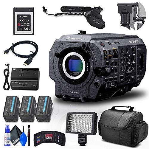  Amazon Renewed Sony PXW-FX9 XDCAM 6K Full-Frame Camera System (Body Only) (PXW-FX9V) + Sony 64GB XQD Card + 2 x BP-U35 Battery + LED Light + Pro Case + Deluxe Cleaning Set + HDMI Cable + Memory W