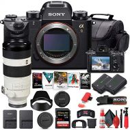 Amazon Renewed Sony Alpha a9 Mirrorless Digital Camera (Body Only) (ILCE9/B) + Sony FE 100-400mm Lens + 64GB Memory Card + NP-FZ-100 Battery + Corel Photo Software + Case + Card Reader + More (Re