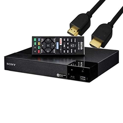  Amazon Renewed Sony S3700 Blu-Ray Disc Player with Wi-Fi W/ High-Speed HDMI Cable with Ethernet (Renewed)
