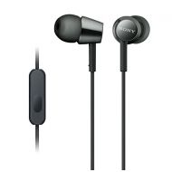Amazon Renewed Sony MDREX155AP in-Ear Earbud Headphones/Headset with mic for Phone Call, Black (MDR-EX155AP/B) (Renewed)