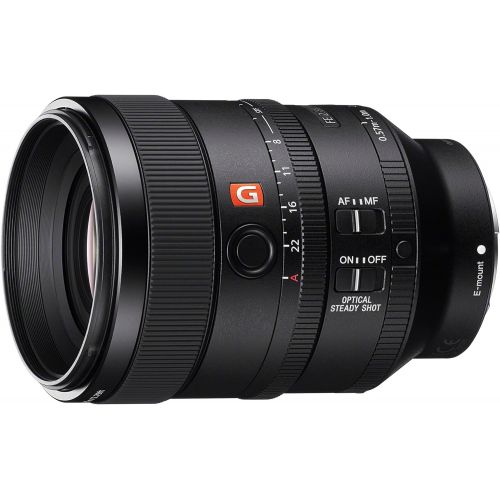  Amazon Renewed Sony SEL100F28GM 100mm f2.8 Medium-telephoto Fixed Prime Camera Lens, Black (Renewed)