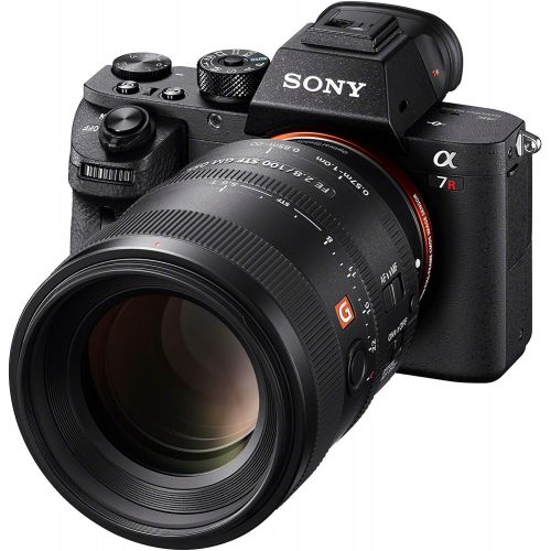  Amazon Renewed Sony SEL100F28GM 100mm f2.8 Medium-telephoto Fixed Prime Camera Lens, Black (Renewed)