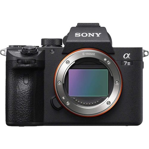  Amazon Renewed Sony Alpha a7 III Mirrorless Digital Camera (Body Only) (ILCE7M3/B) + 64GB Memory Card + 2 x NP-FZ-100 Battery + Corel Photo Software + Case + Card Reader + LED Light + More (Renew