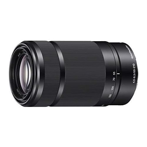  Amazon Renewed SONY E 55-210mm F4.5-6.3 Lens for SONY E-Mount Cameras (Black) (Renewed)