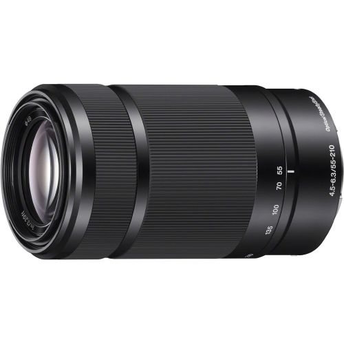  Amazon Renewed SONY E 55-210mm F4.5-6.3 Lens for SONY E-Mount Cameras (Black) (Renewed)