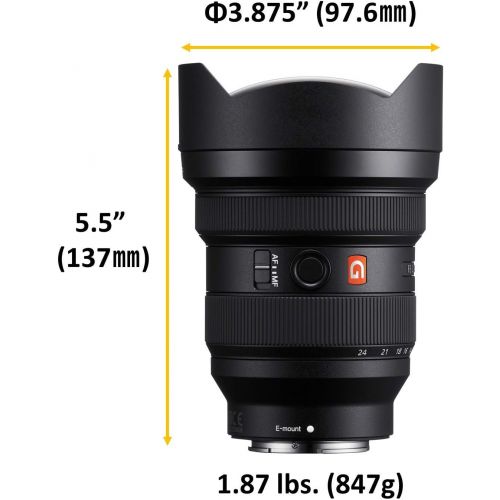  Amazon Renewed Sony FE 12-24mm F2.8 G Master Full-Frame Constant-Aperture Ultra-Wide Zoom Lens (SEL1224GM) (Renewed)