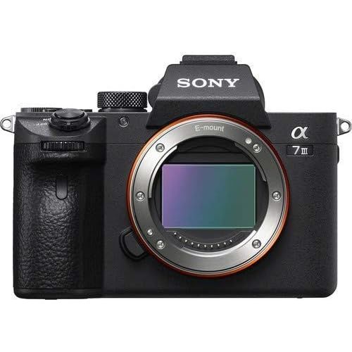  Amazon Renewed Sony Alpha a7 III Full Frame Mirrorless Digital Camera (Body Only) ILCE7M3/B - Bundle Kit (Renewed)