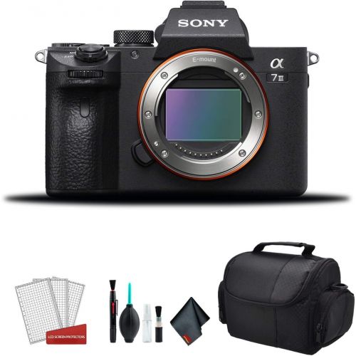  Amazon Renewed Sony Alpha a7 III Full Frame Mirrorless Digital Camera (Body Only) ILCE7M3/B - Bundle Kit (Renewed)