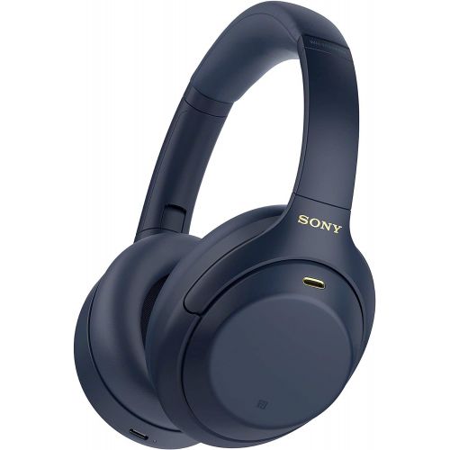  Amazon Renewed Sony WH-1000XM4 Wireless Noise-Cancelling Over-the-Ear Headphones - Blue (Renewed)