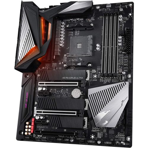  Amazon Renewed GIGABYTE X570 AORUS Ultra (AMD Ryzen 3000/X570/ATX/PCIe4.0/DDR4/USB3.1/Realtek ALC1220-Vb/Fins-Array Heatsink/RGB Fusion 2.0/3xM.2 Thermal Guard/Gaming Motherboard) (Renewed)